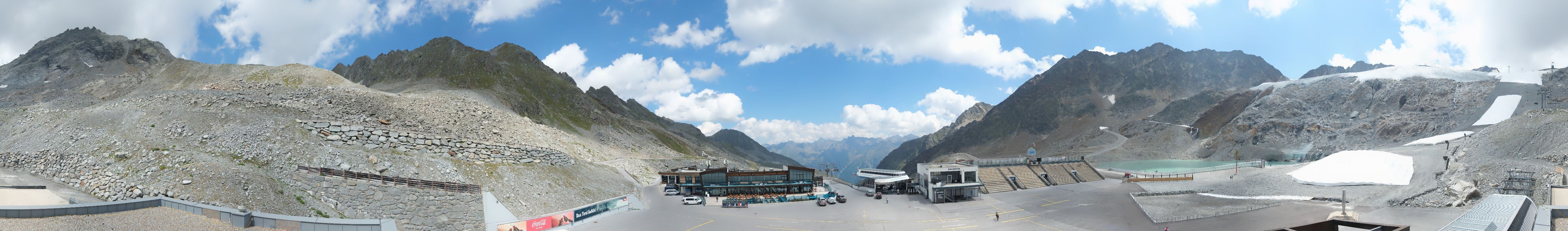 Archiv Foto Webcam Rettenbachgletscher Stadion
