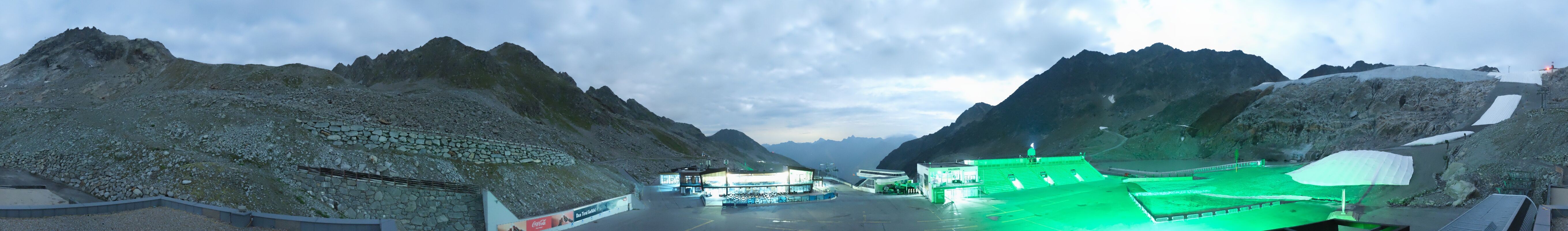 Archiv Foto Webcam Rettenbachgletscher Stadion