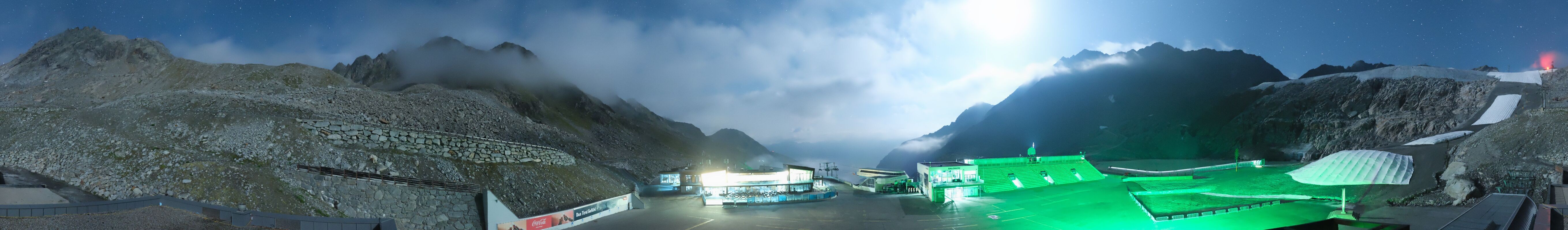 Archiv Foto Webcam Rettenbachgletscher Stadion