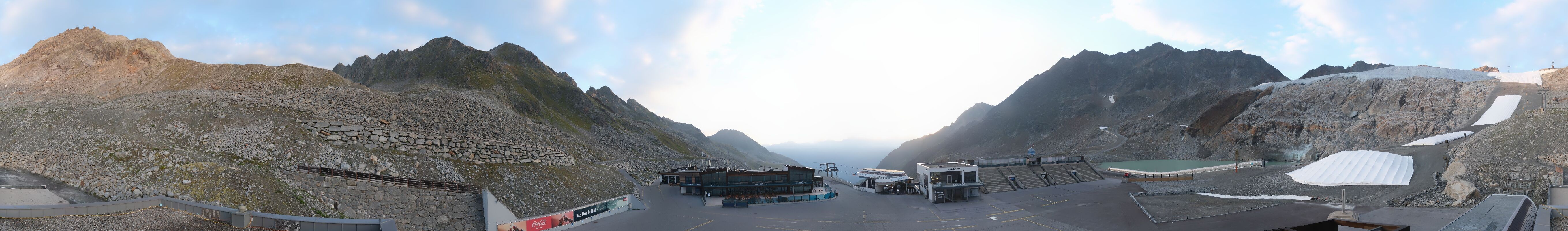 Archiv Foto Webcam Rettenbachgletscher Stadion