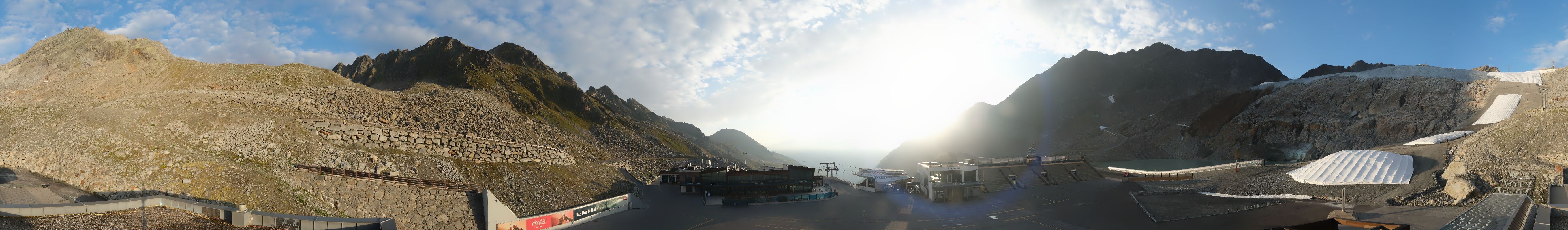 Archiv Foto Webcam Rettenbachgletscher Stadion