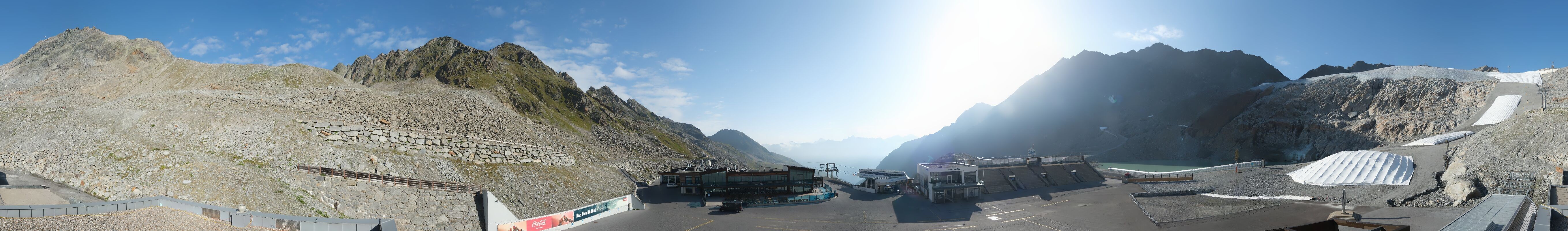 Archiv Foto Webcam Rettenbachgletscher Stadion