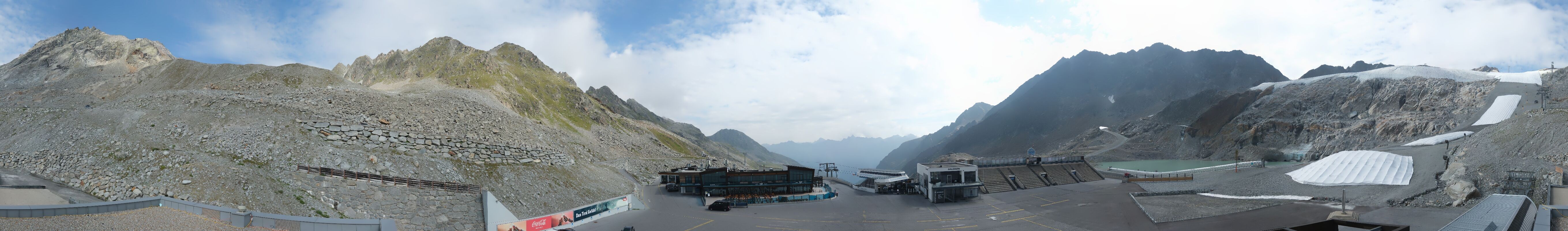 Archiv Foto Webcam Rettenbachgletscher Stadion