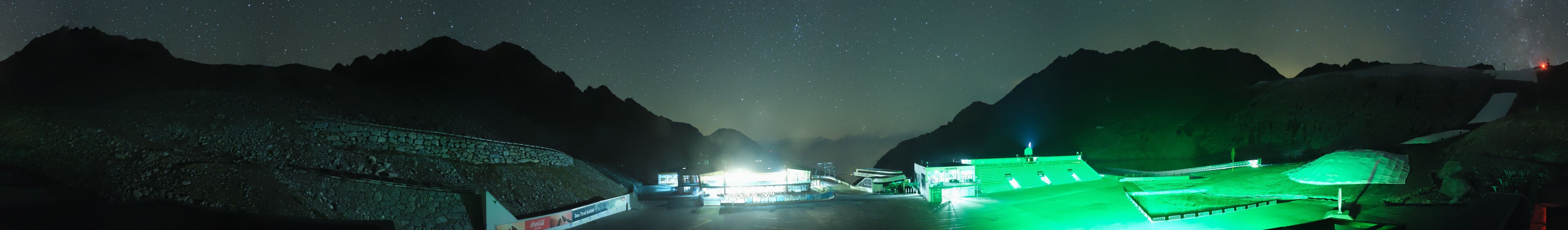 Archiv Foto Webcam Rettenbachgletscher Stadion