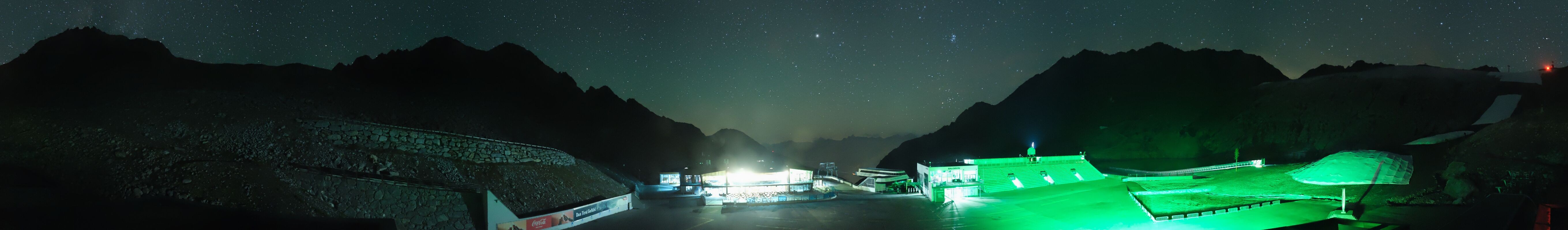 Archiv Foto Webcam Rettenbachgletscher Stadion