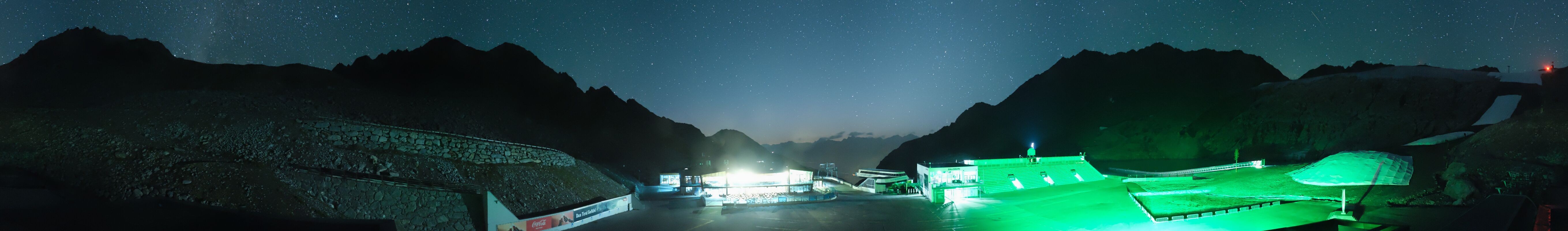 Archiv Foto Webcam Rettenbachgletscher Stadion