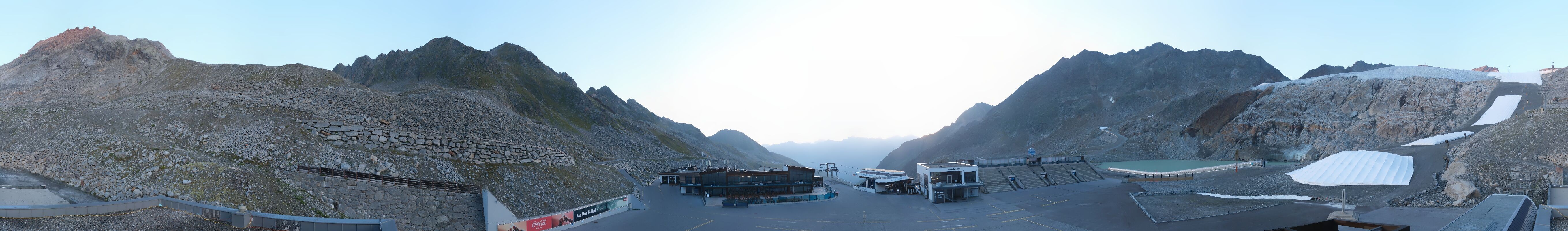 Archiv Foto Webcam Rettenbachgletscher Stadion