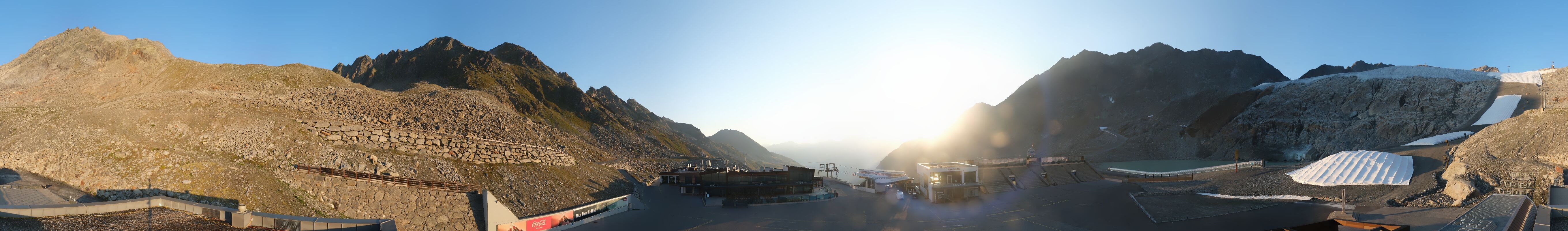 Archiv Foto Webcam Rettenbachgletscher Stadion