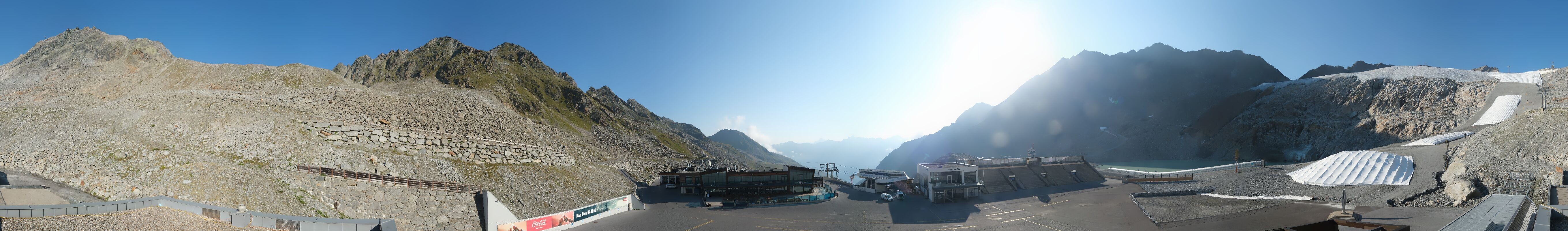 Archiv Foto Webcam Rettenbachgletscher Stadion