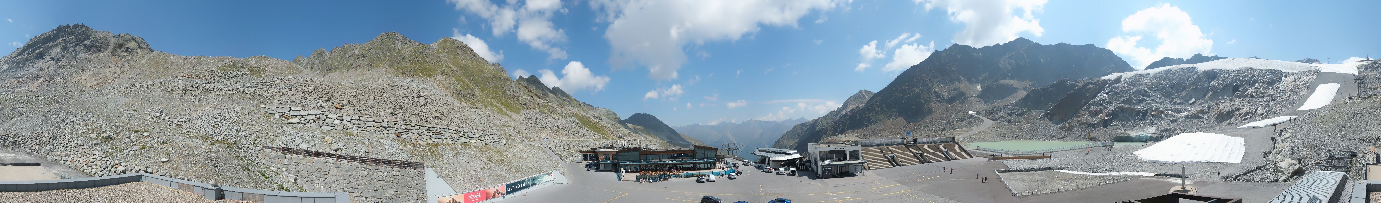 Archiv Foto Webcam Rettenbachgletscher Stadion