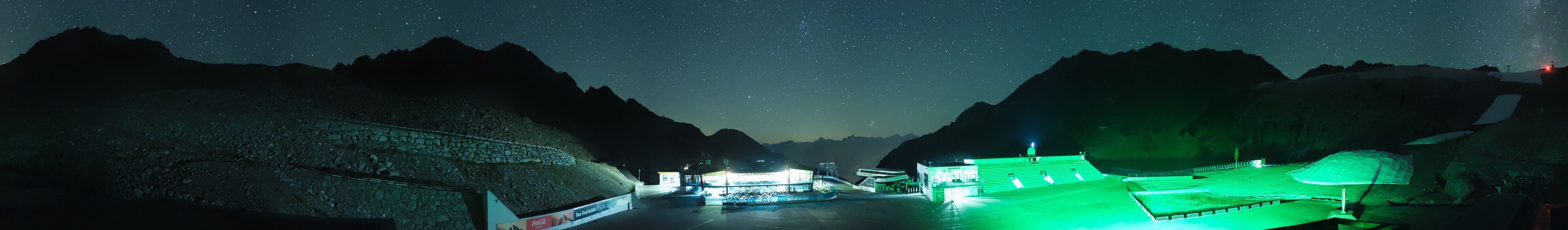 Archiv Foto Webcam Rettenbachgletscher Stadion