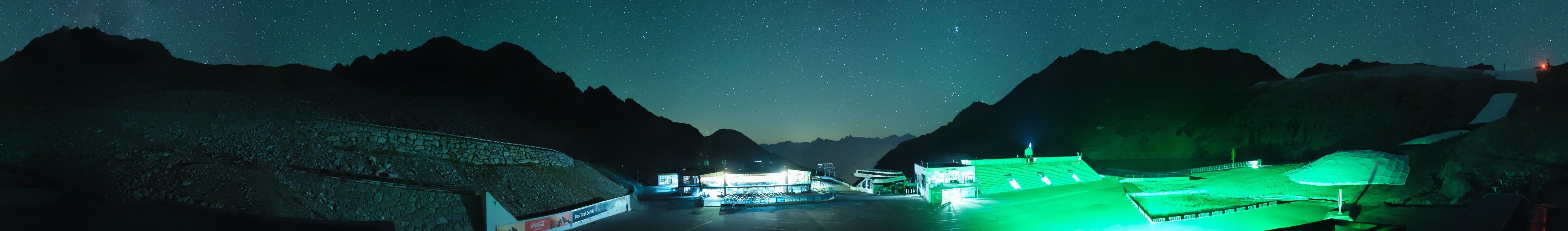 Archiv Foto Webcam Rettenbachgletscher Stadion
