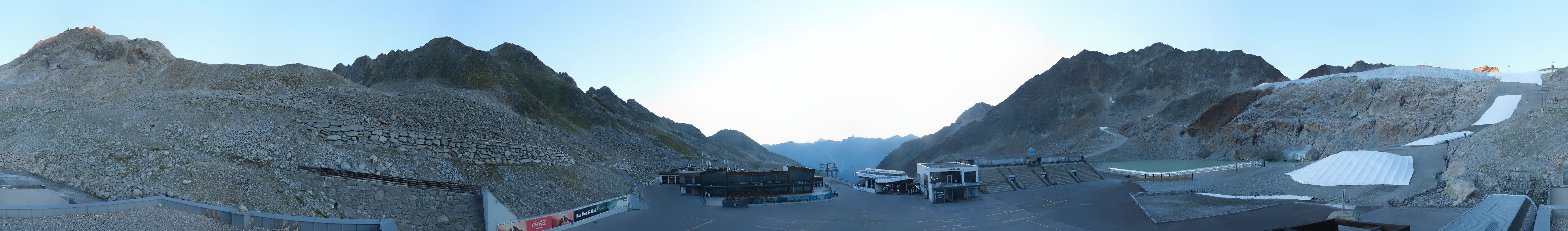 Archiv Foto Webcam Rettenbachgletscher Stadion