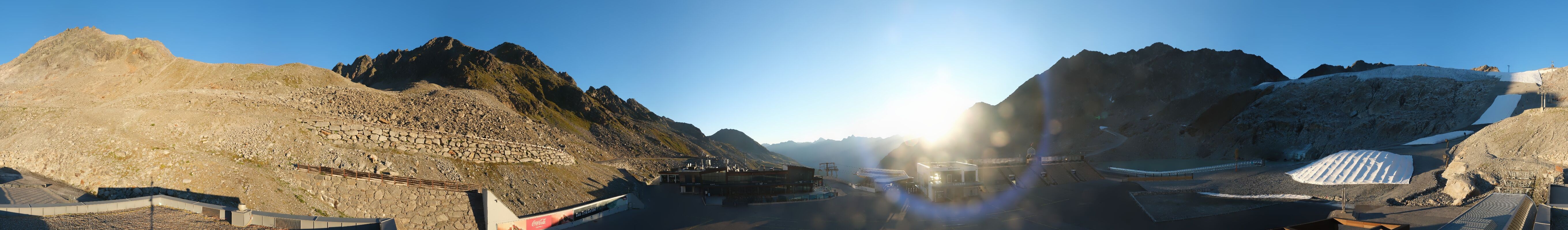 Archiv Foto Webcam Rettenbachgletscher Stadion