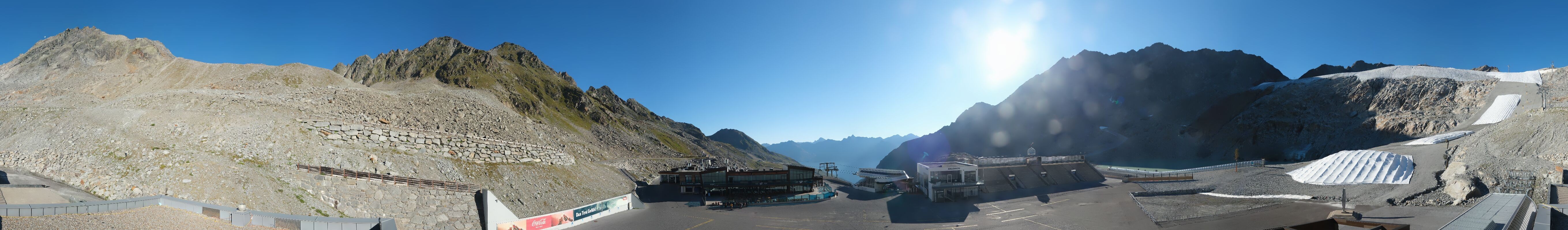 Archiv Foto Webcam Rettenbachgletscher Stadion
