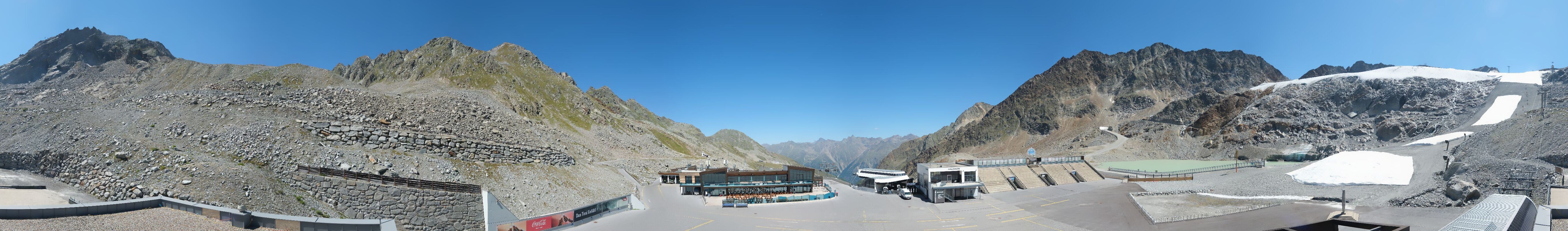 Archiv Foto Webcam Rettenbachgletscher Stadion