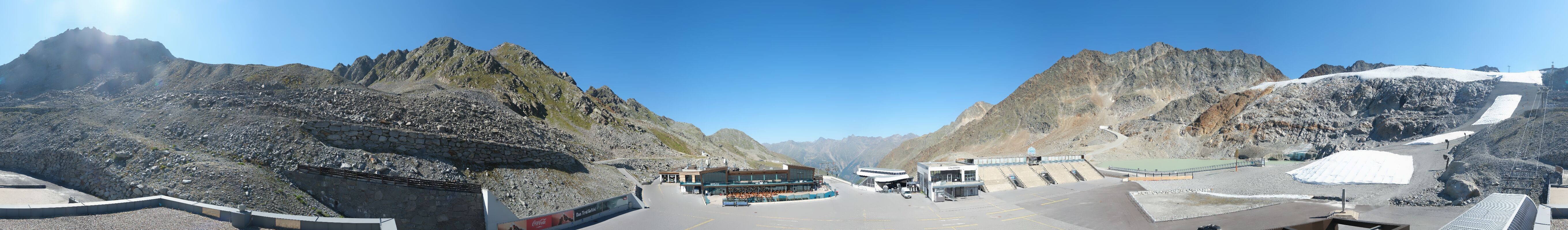 Archiv Foto Webcam Rettenbachgletscher Stadion