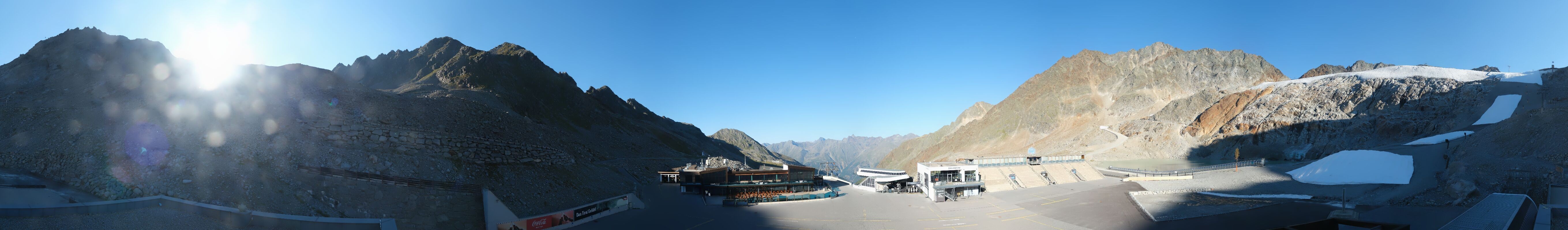 Archiv Foto Webcam Rettenbachgletscher Stadion