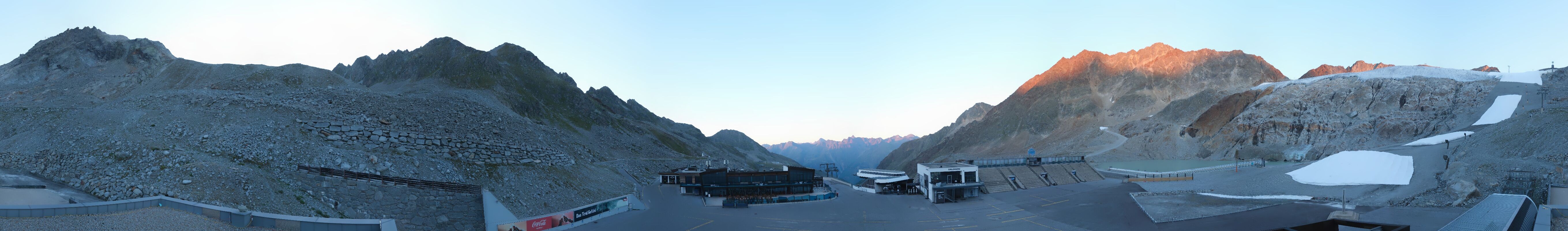 Archived image Webcam Glacier Arena Rettenbach