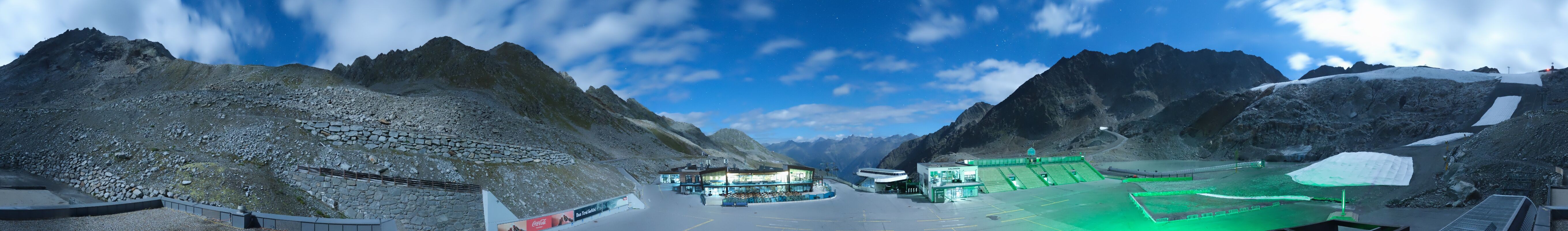 Archived image Webcam Glacier Arena Rettenbach