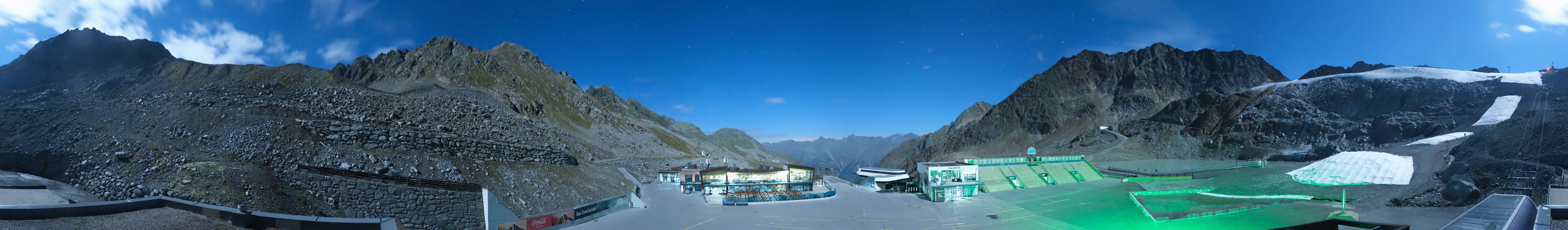 Archived image Webcam Glacier Arena Rettenbach