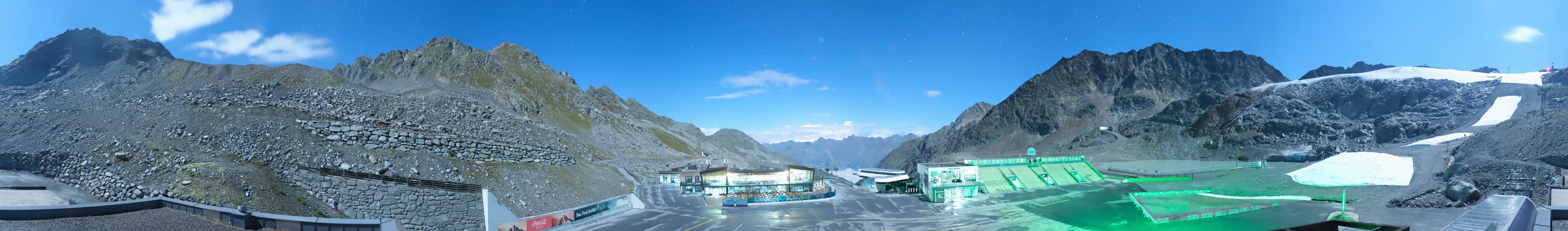 Archived image Webcam Glacier Arena Rettenbach