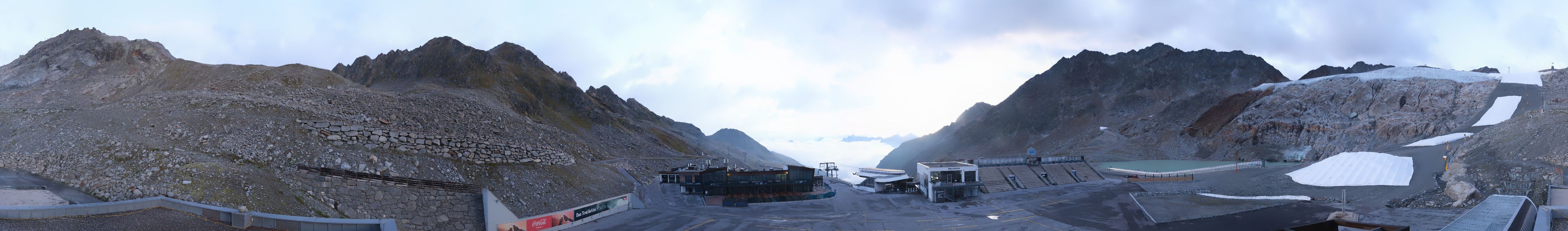 Archived image Webcam Glacier Arena Rettenbach