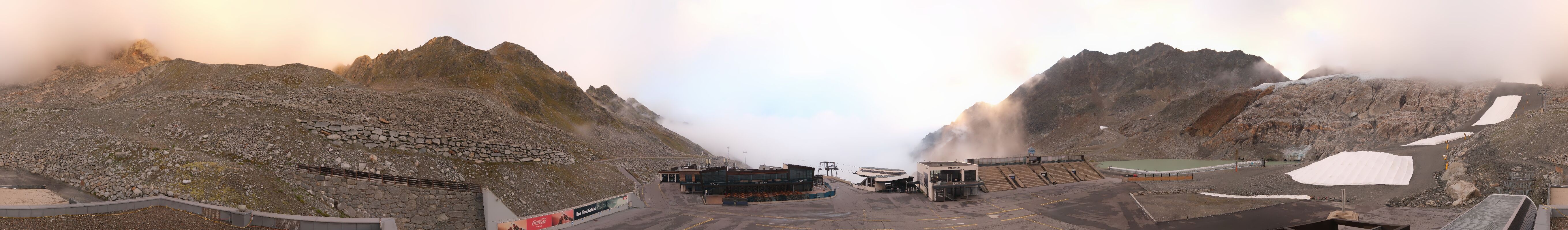 Archived image Webcam Glacier Arena Rettenbach