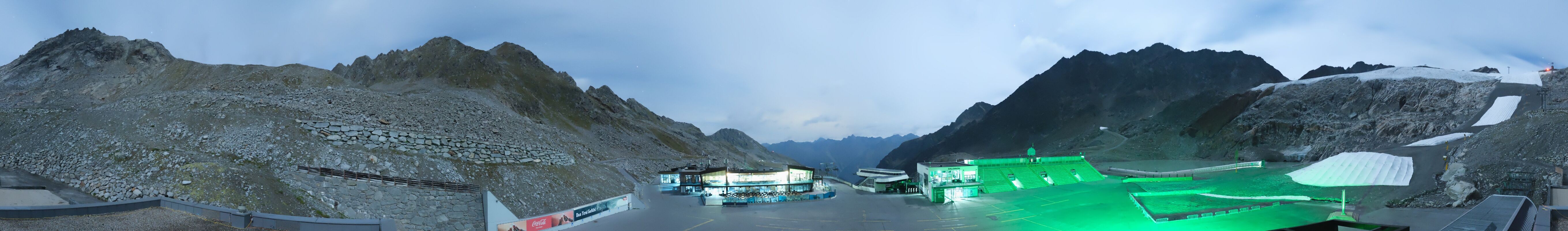 Archiv Foto Webcam Rettenbachgletscher Stadion