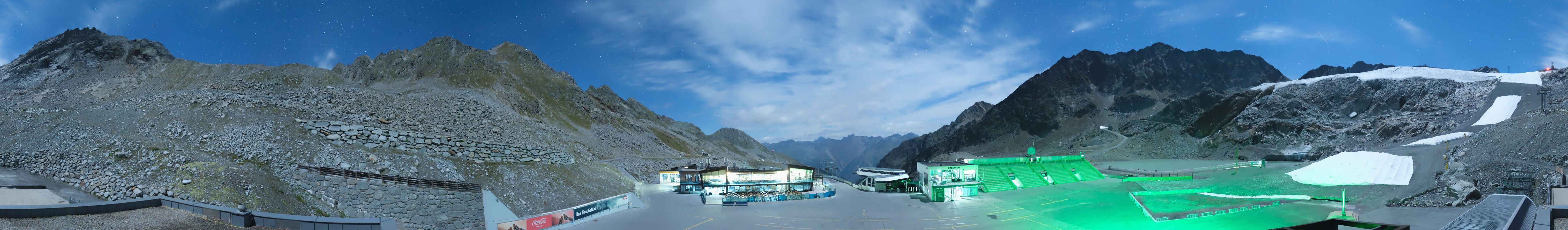 Archiv Foto Webcam Rettenbachgletscher Stadion