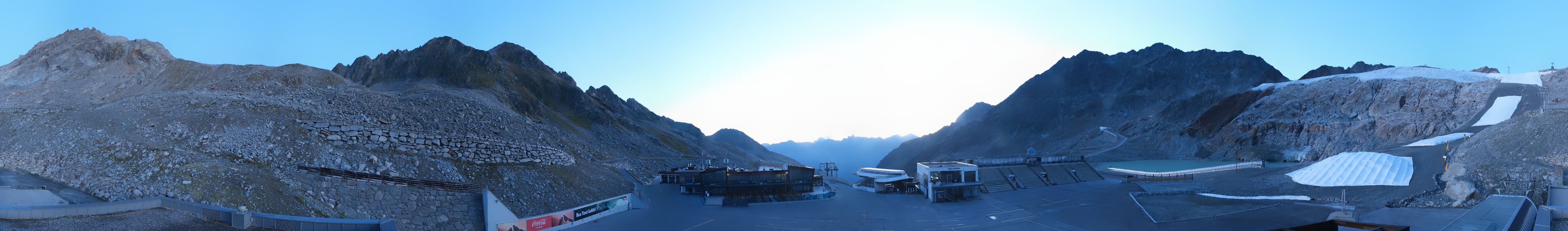 Archiv Foto Webcam Rettenbachgletscher Stadion