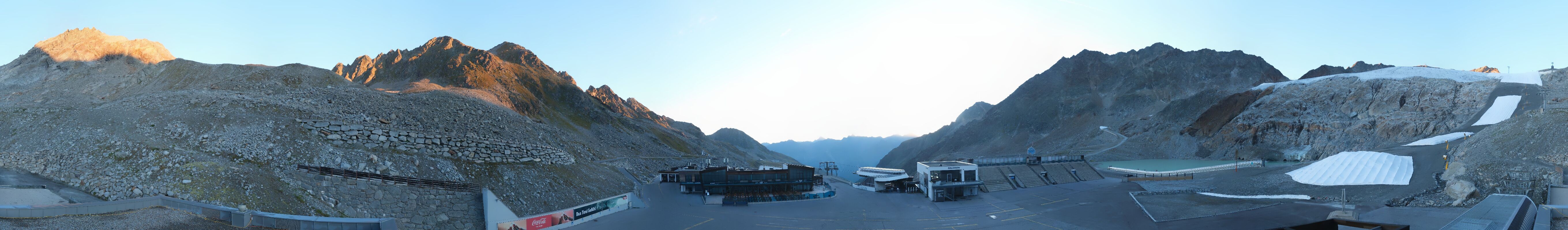 Archiv Foto Webcam Rettenbachgletscher Stadion