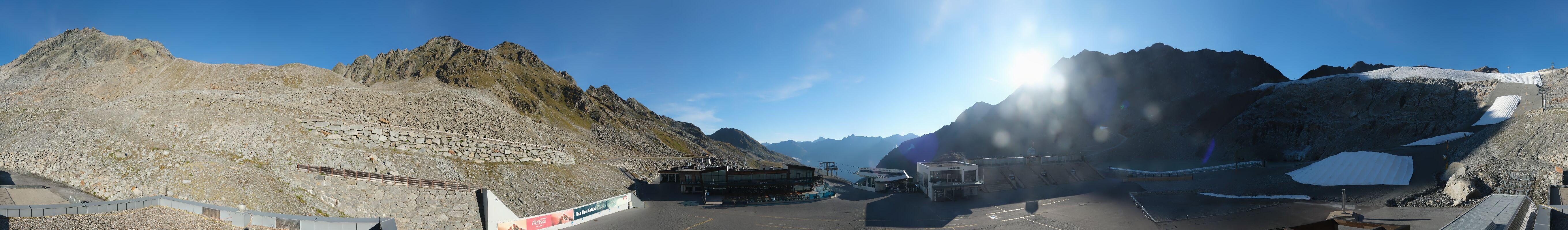 Archiv Foto Webcam Rettenbachgletscher Stadion