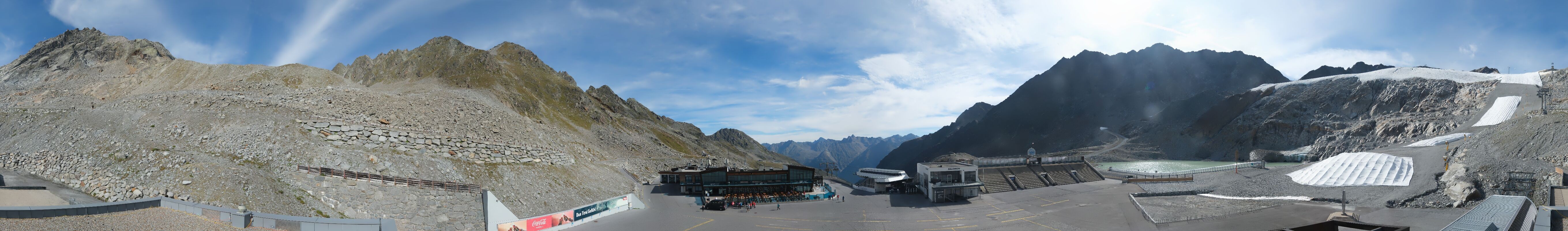 Archiv Foto Webcam Rettenbachgletscher Stadion