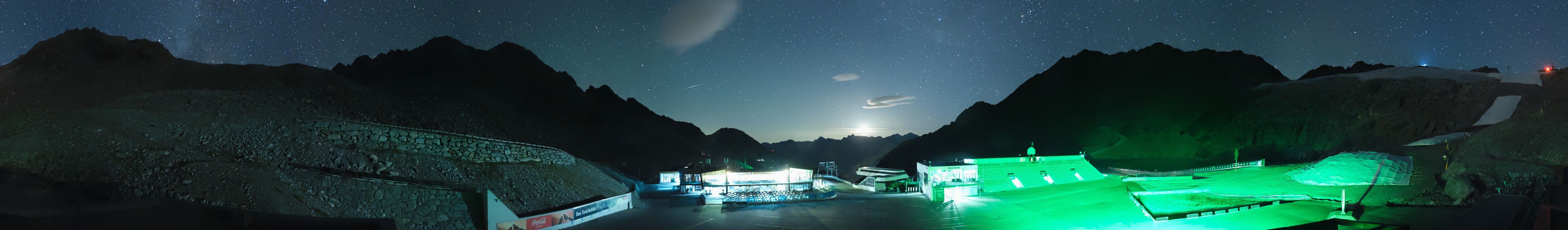Archiv Foto Webcam Rettenbachgletscher Stadion