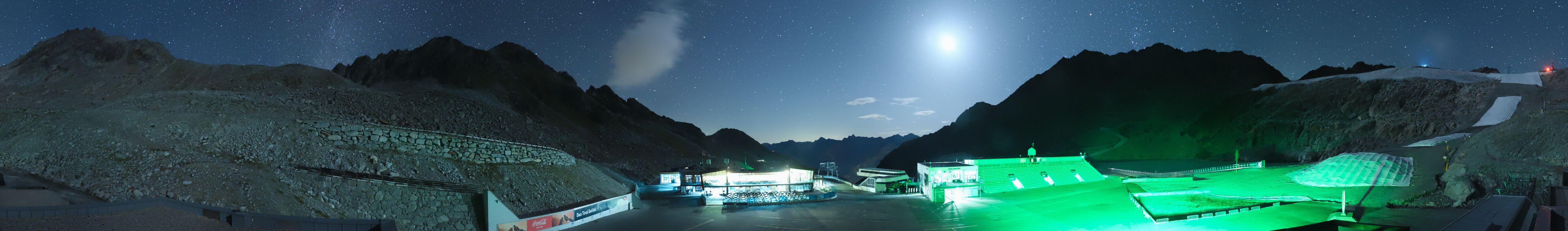 Archiv Foto Webcam Rettenbachgletscher Stadion