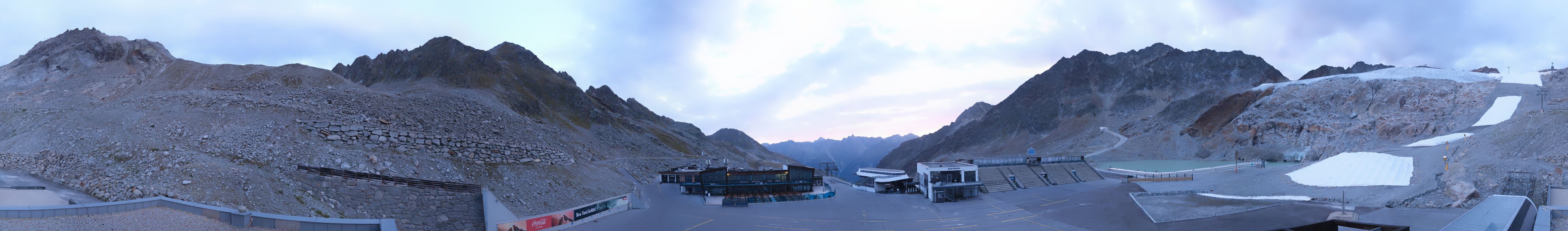 Archiv Foto Webcam Rettenbachgletscher Stadion