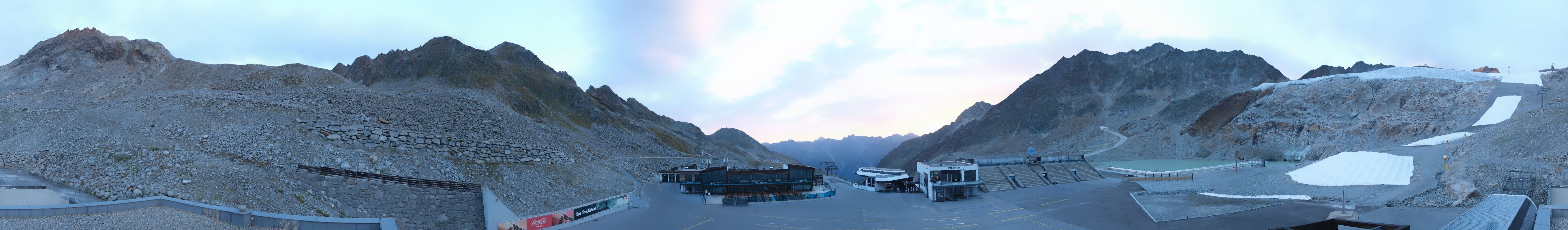 Archiv Foto Webcam Rettenbachgletscher Stadion