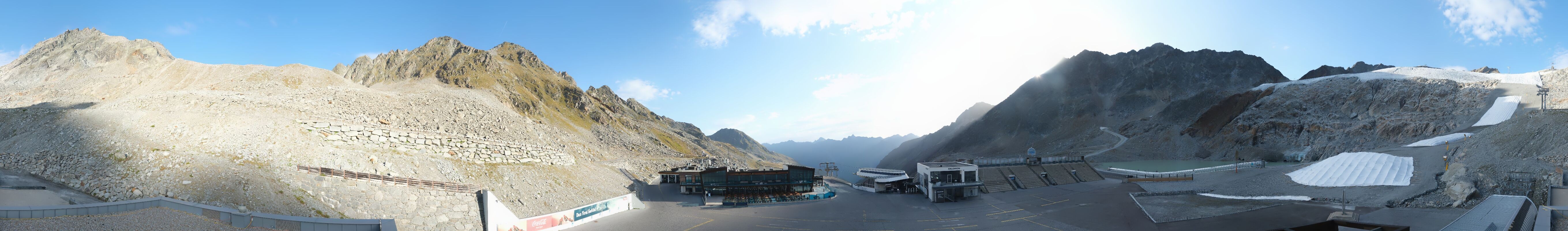 Archiv Foto Webcam Rettenbachgletscher Stadion