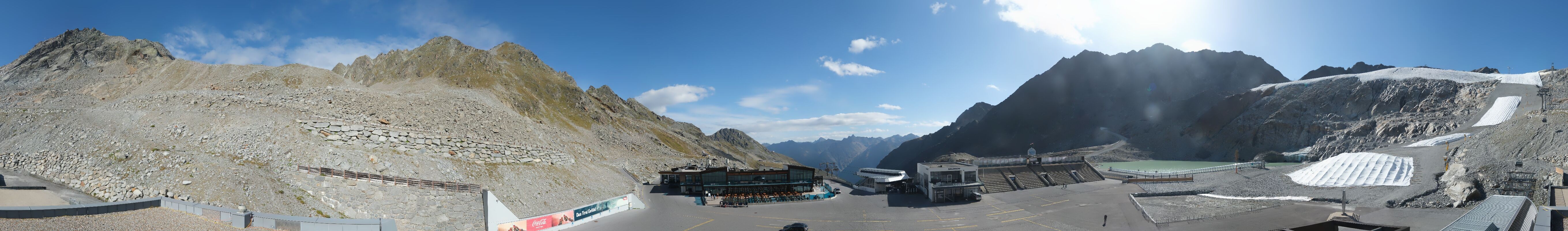 Archiv Foto Webcam Rettenbachgletscher Stadion