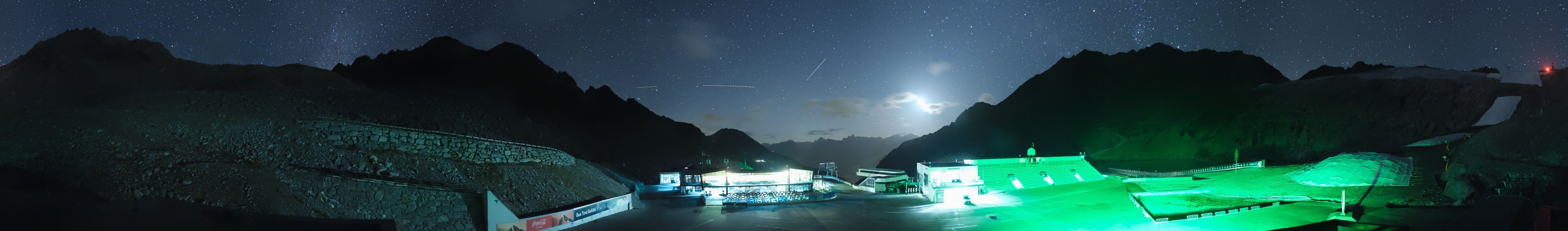 Archiv Foto Webcam Rettenbachgletscher Stadion