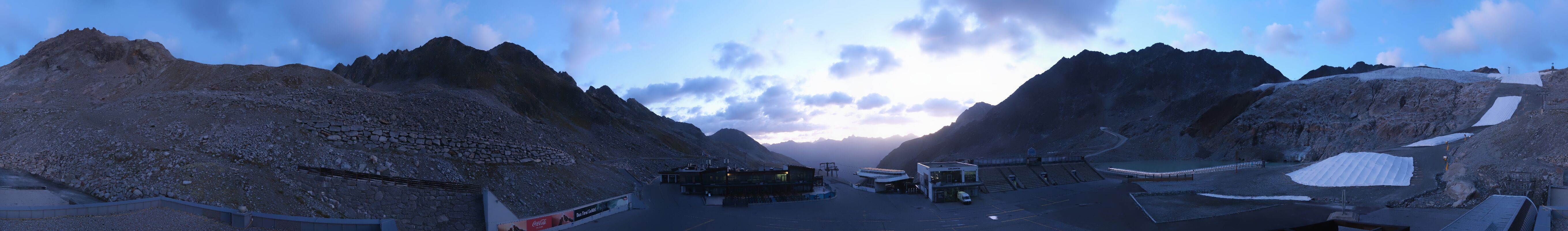 Archiv Foto Webcam Rettenbachgletscher Stadion