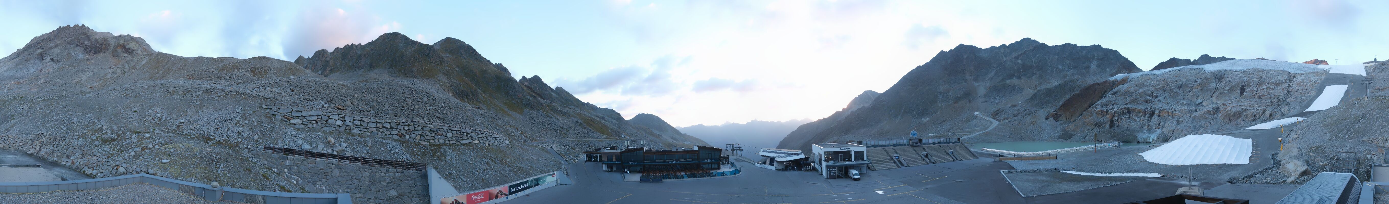 Archiv Foto Webcam Rettenbachgletscher Stadion