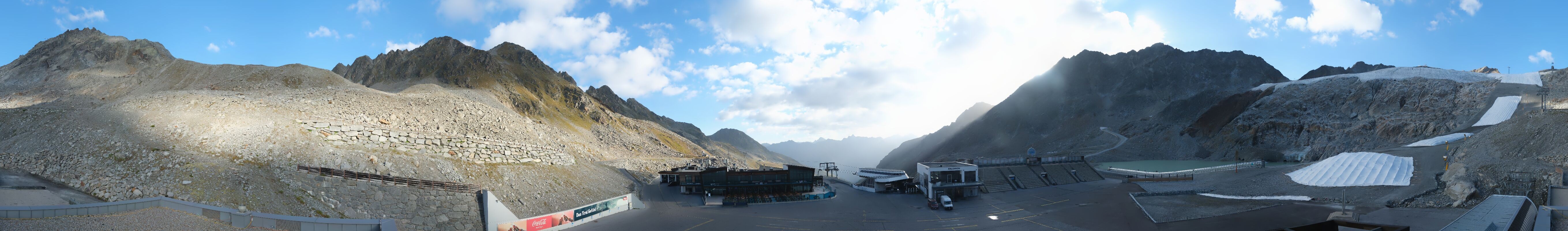 Archiv Foto Webcam Rettenbachgletscher Stadion