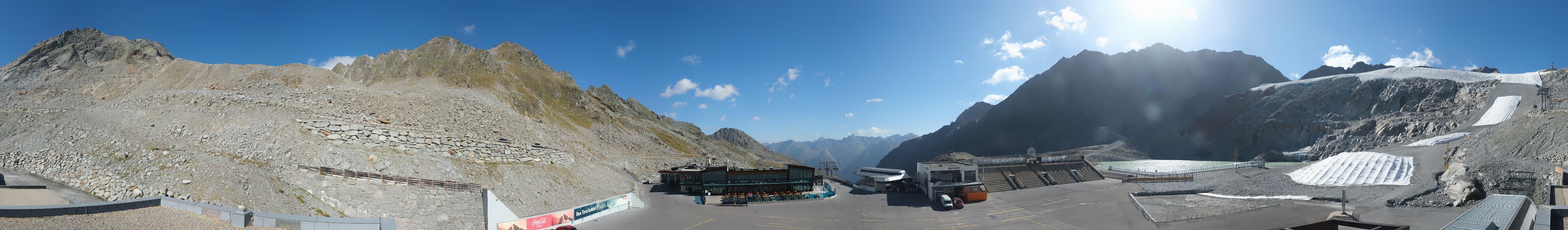 Archiv Foto Webcam Rettenbachgletscher Stadion