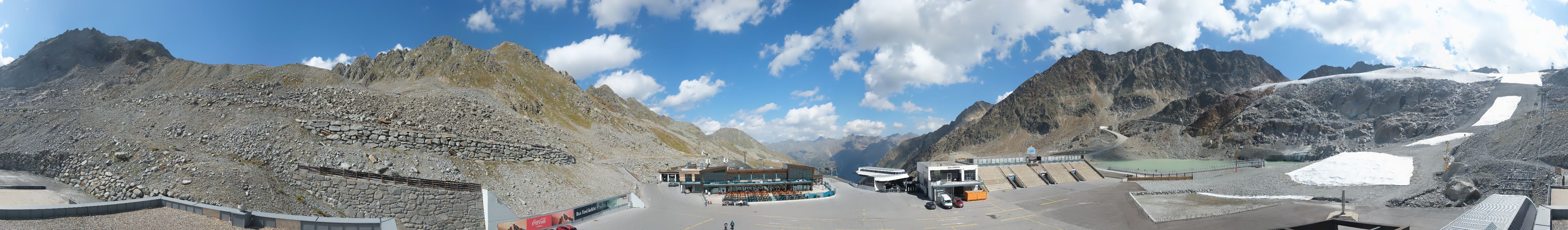 Archiv Foto Webcam Rettenbachgletscher Stadion