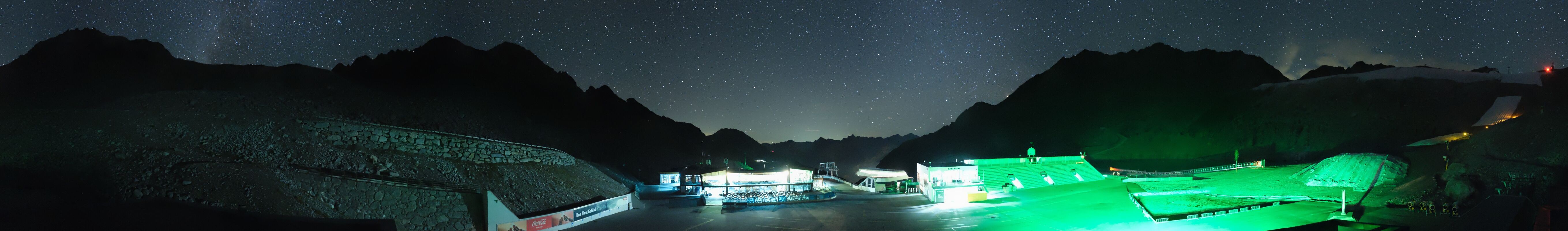 Archived image Webcam Glacier Arena Rettenbach