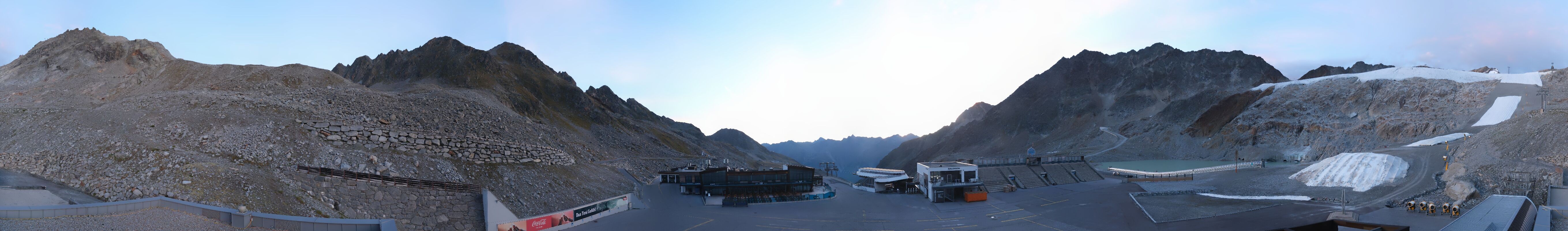 Archived image Webcam Glacier Arena Rettenbach