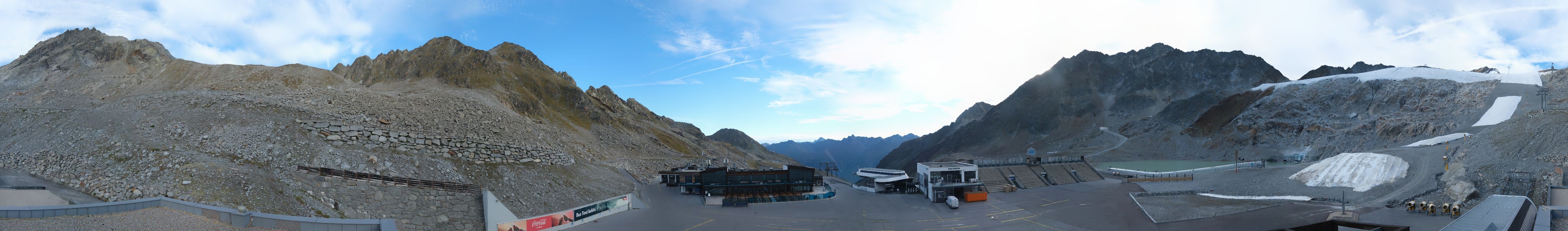 Archived image Webcam Glacier Arena Rettenbach