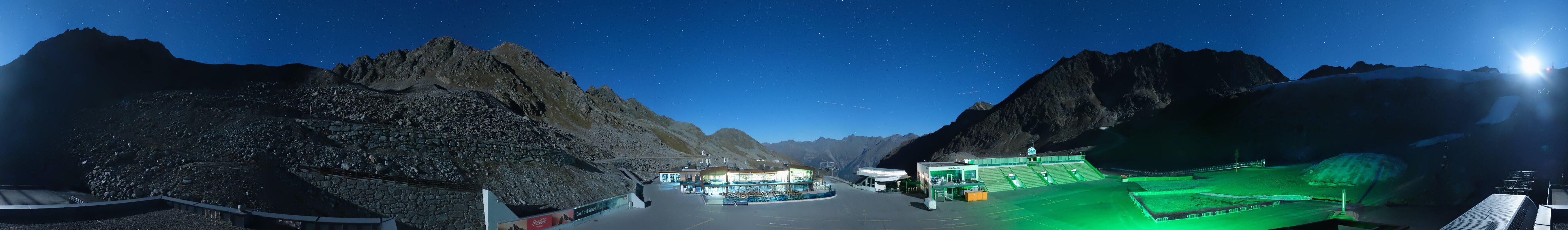 Archiv Foto Webcam Rettenbachgletscher Stadion